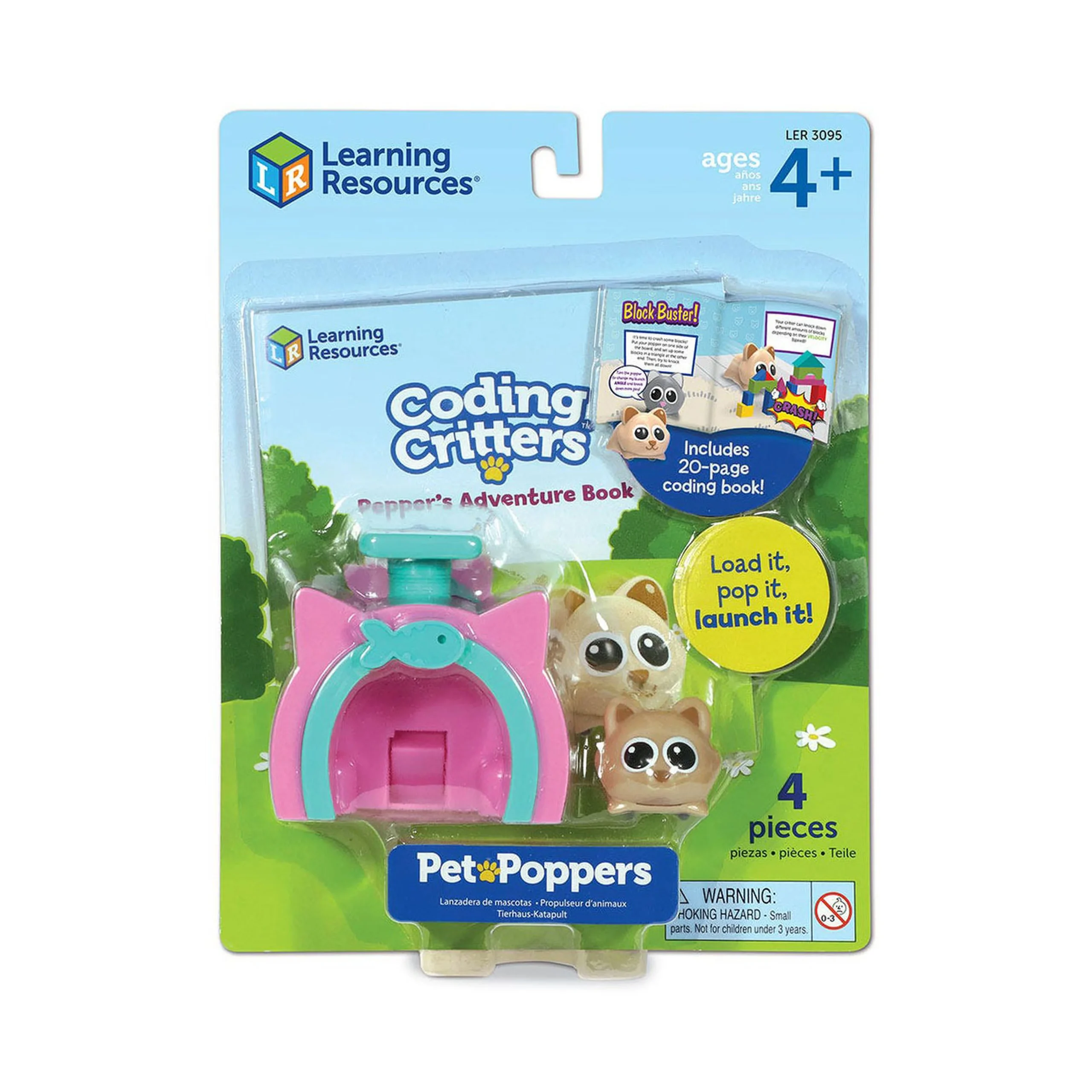 Coding Critters® Pet Poppers: Pepper the Cat
