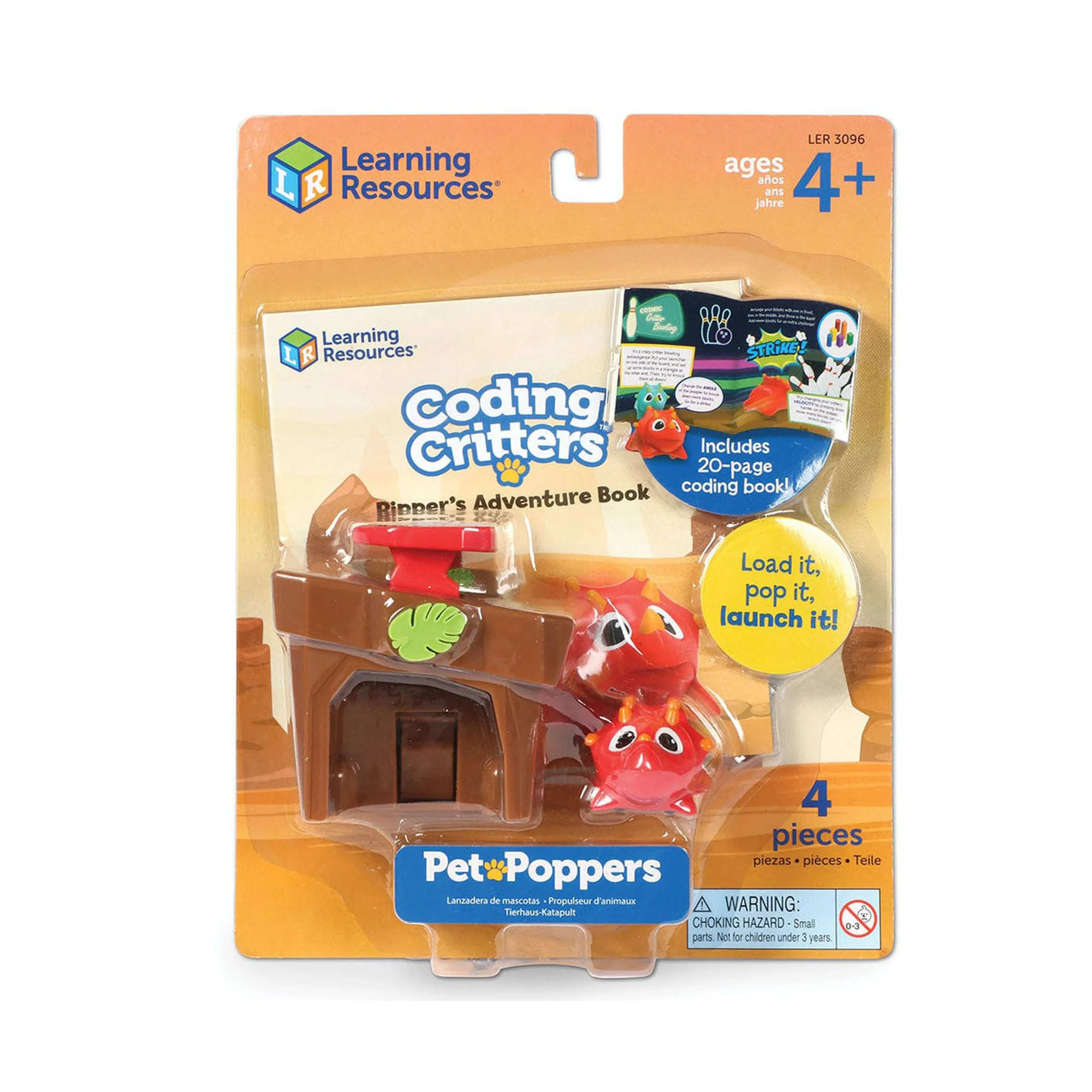 Coding Critters® Pet Poppers: Ripper the Dino