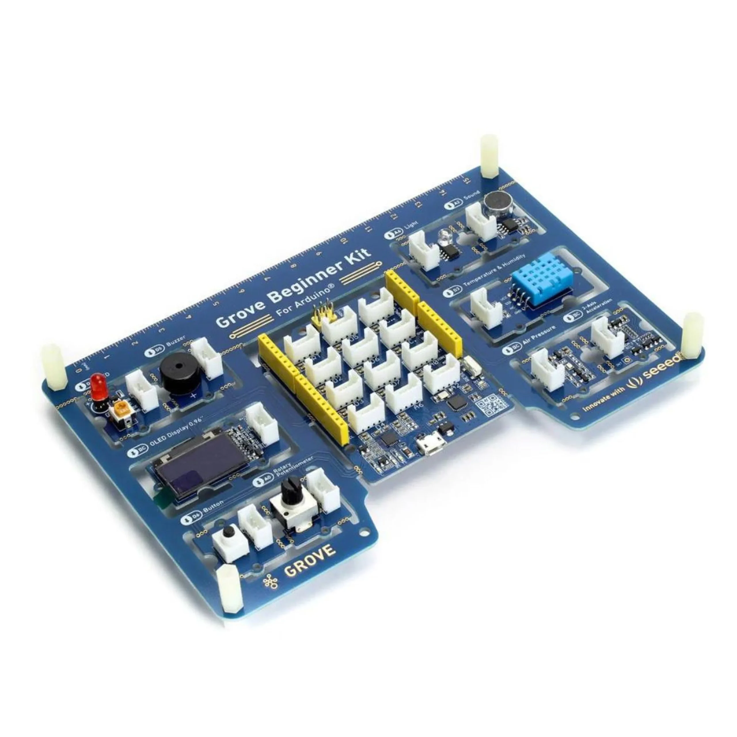 Grove Beginner Kit for Arduino – All-in-one Arduino Compatible Board