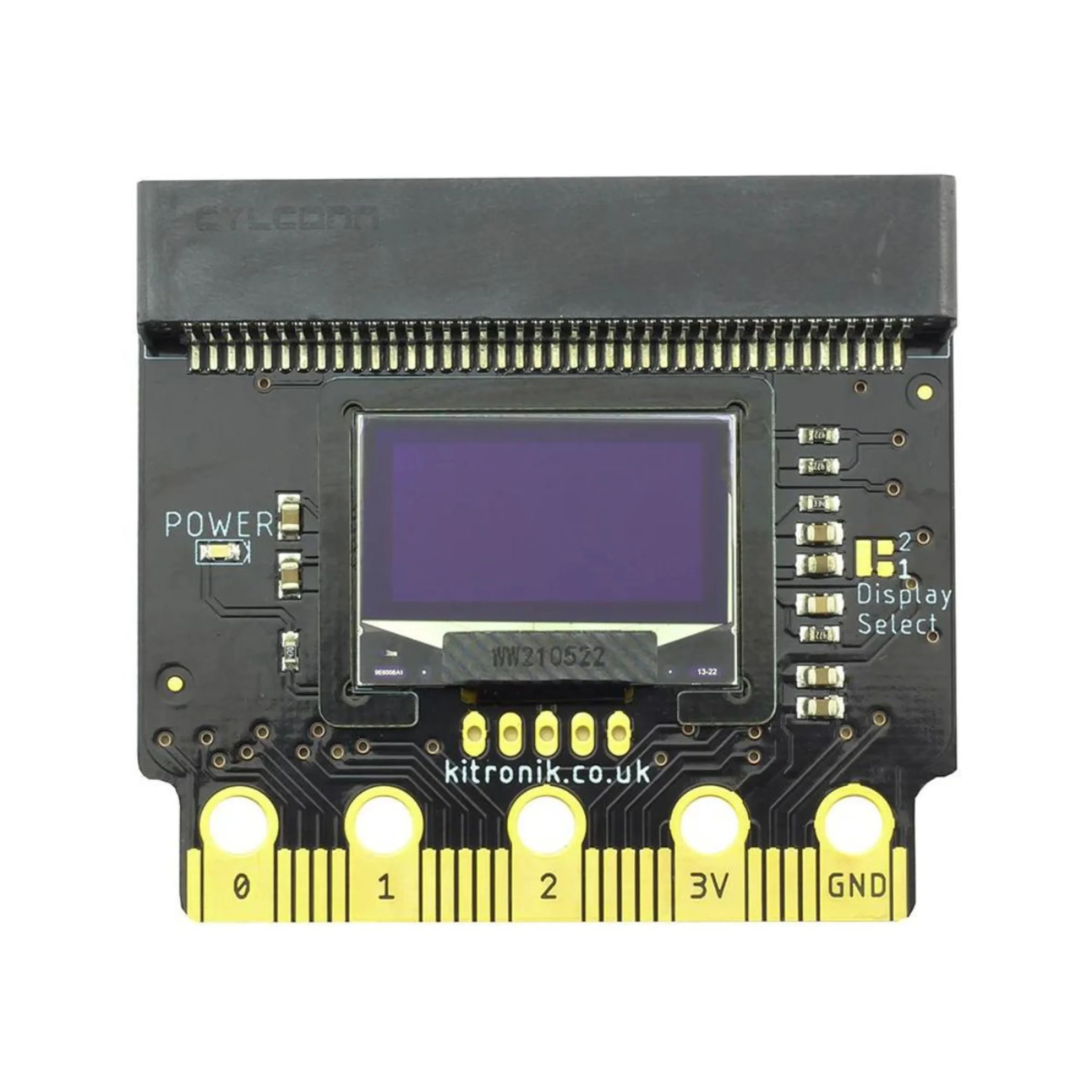 Kitronik :VIEW Graphics 128 OLED display 128×64 for BBC micro:bit