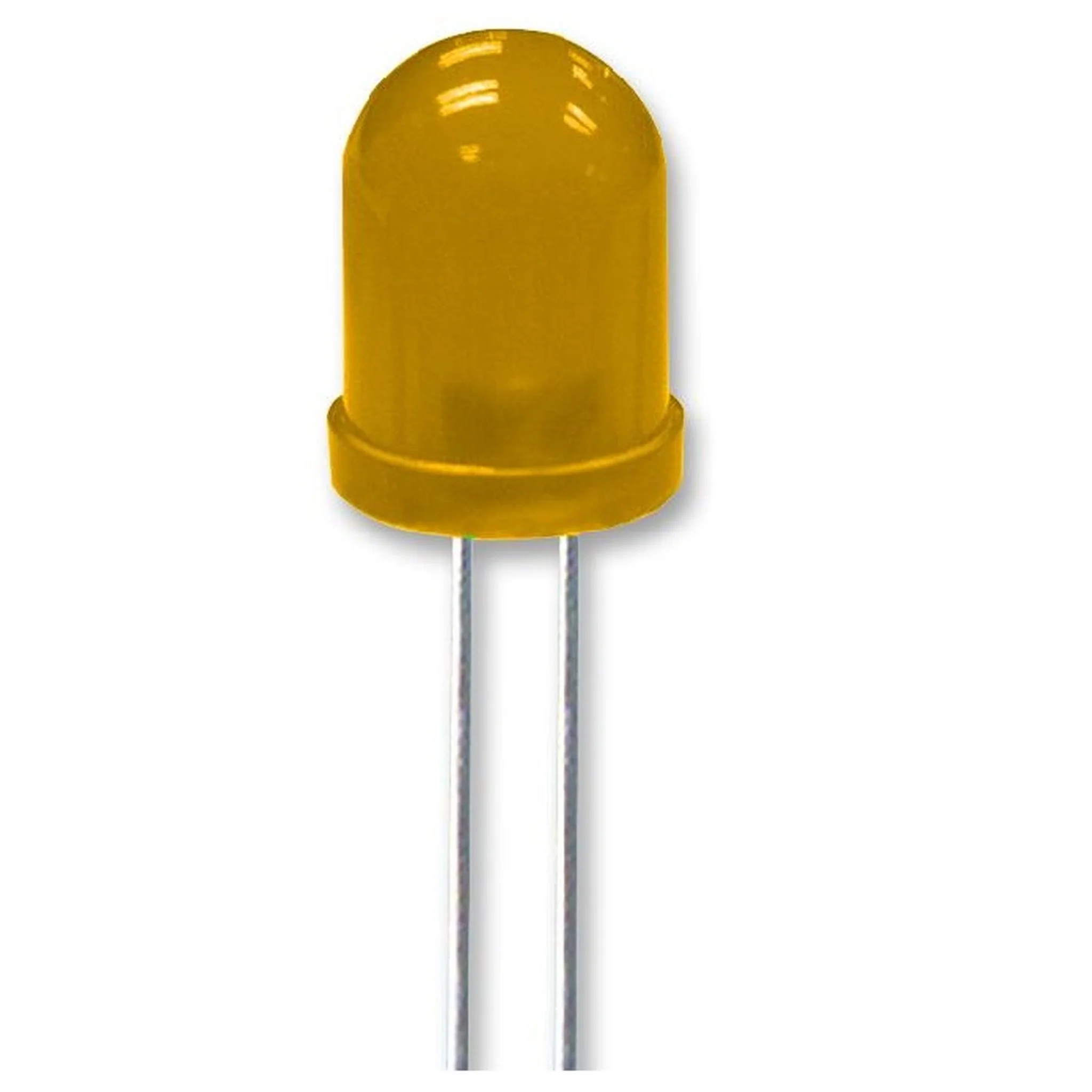 LED Diffused 10mm Κίτρινο T-3