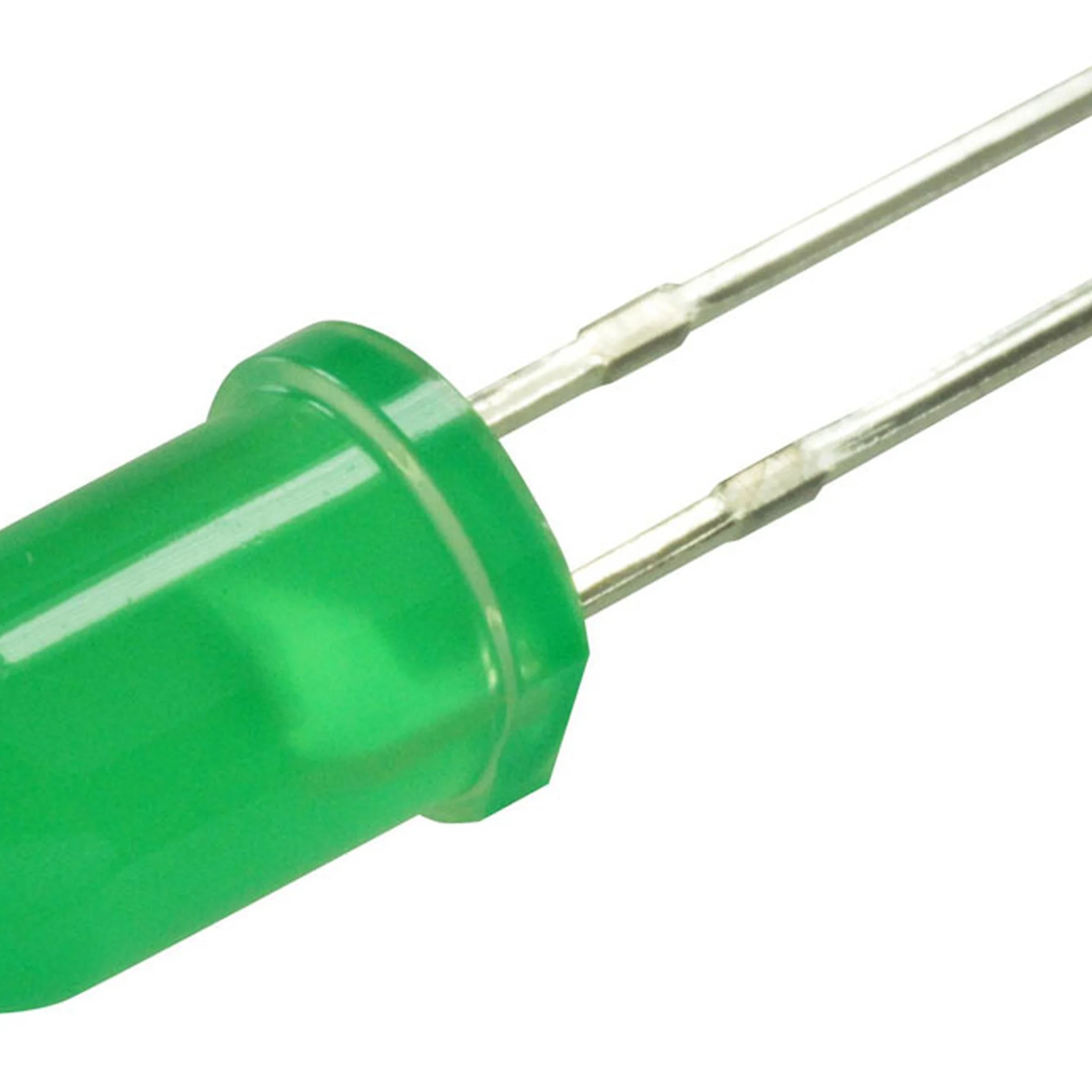 LED Diffused 5mm Πράσινο T-1 3/4