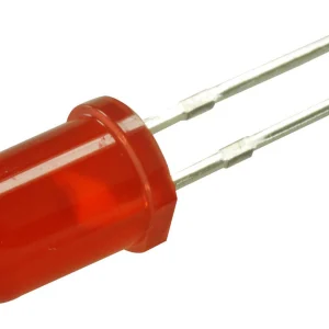 LED Diffused 5mm κόκκινο T-1 3/4