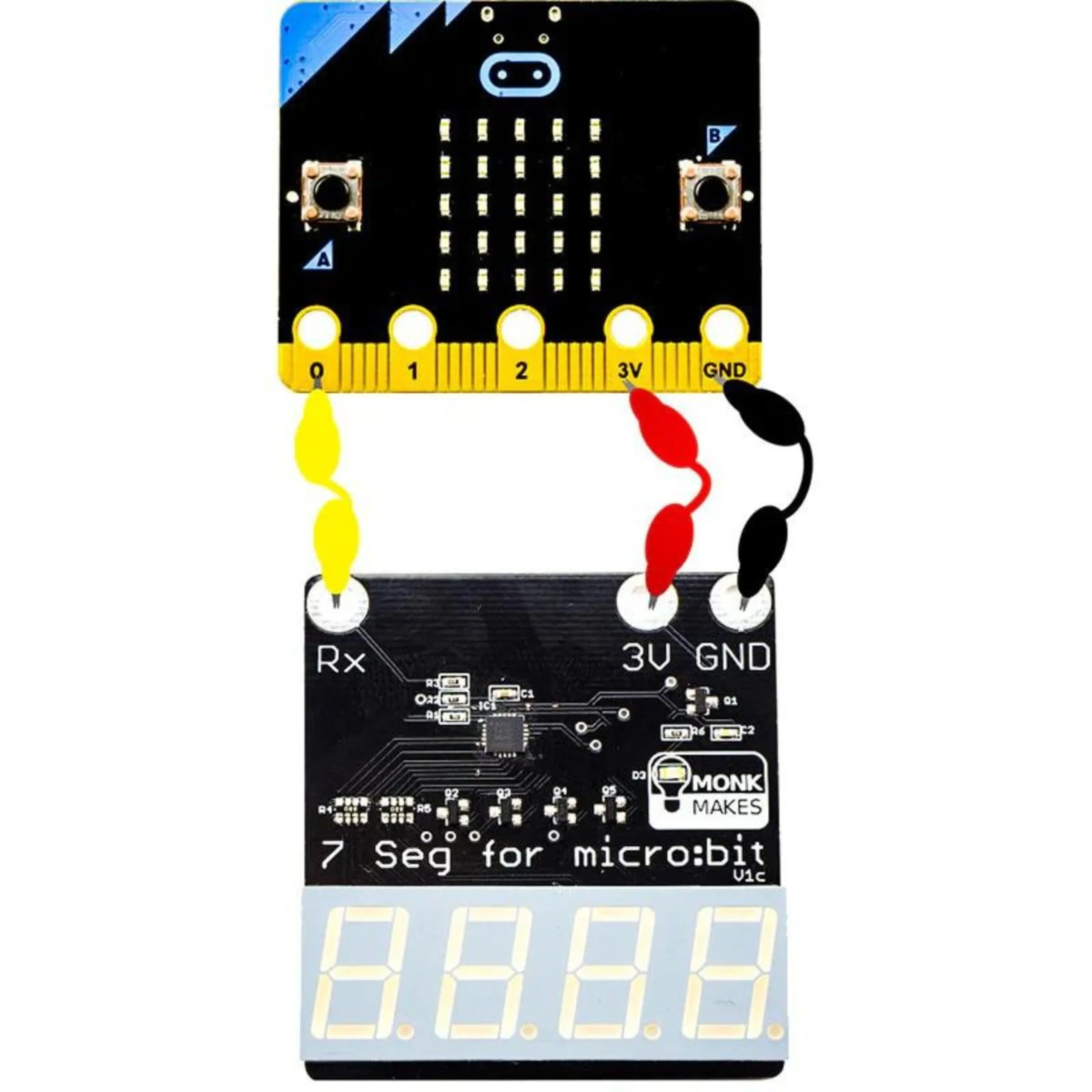 Monk Makes – 7-Segment for micro:bit
