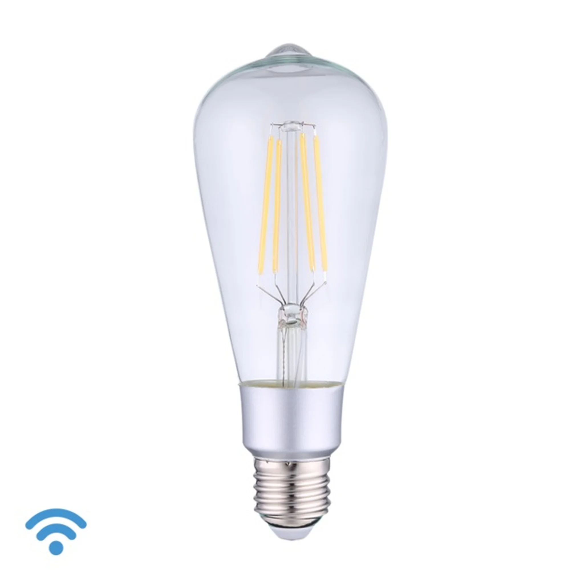 Shelly Vintage Smart Λάμπα LED 7W για Ντουί E27 και Σχήμα ST64 Θερμό Λευκό 750lm
