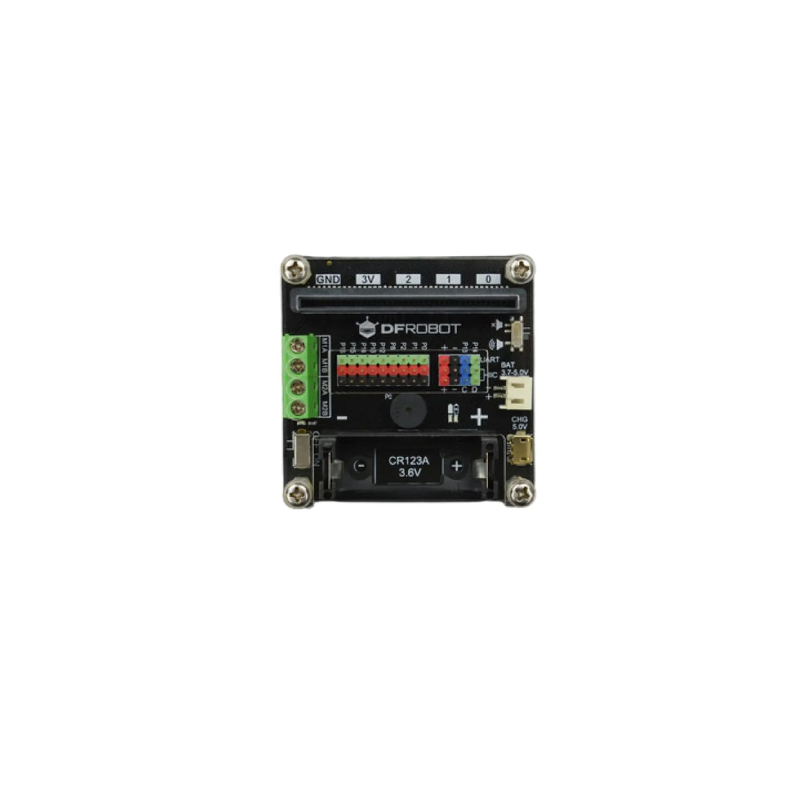 micro: IO-BOX Expansion Board with On-board Li-ion Battery Power