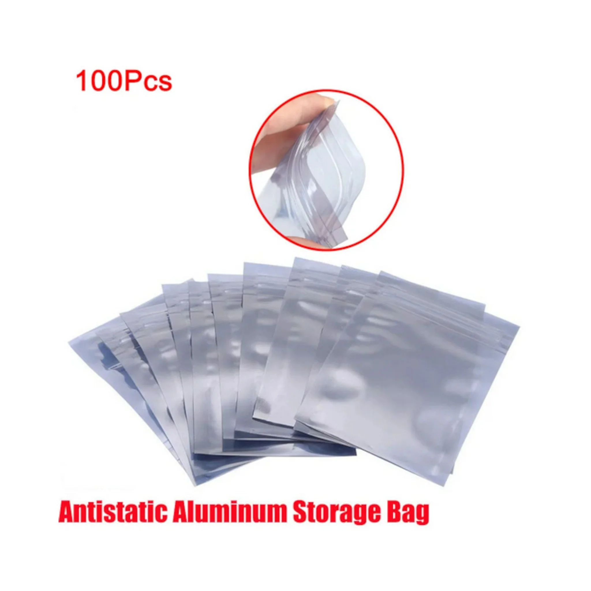 Αντιστατικά σακουλάκια Premium, πακέτο 100 τεμαχίων,  6cm X 9cm