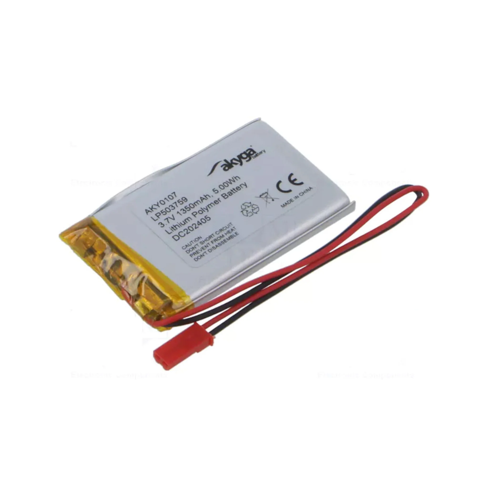 Μπαταρία Li-po 3.7V 1350mAh Battery Rechargeable LP503759