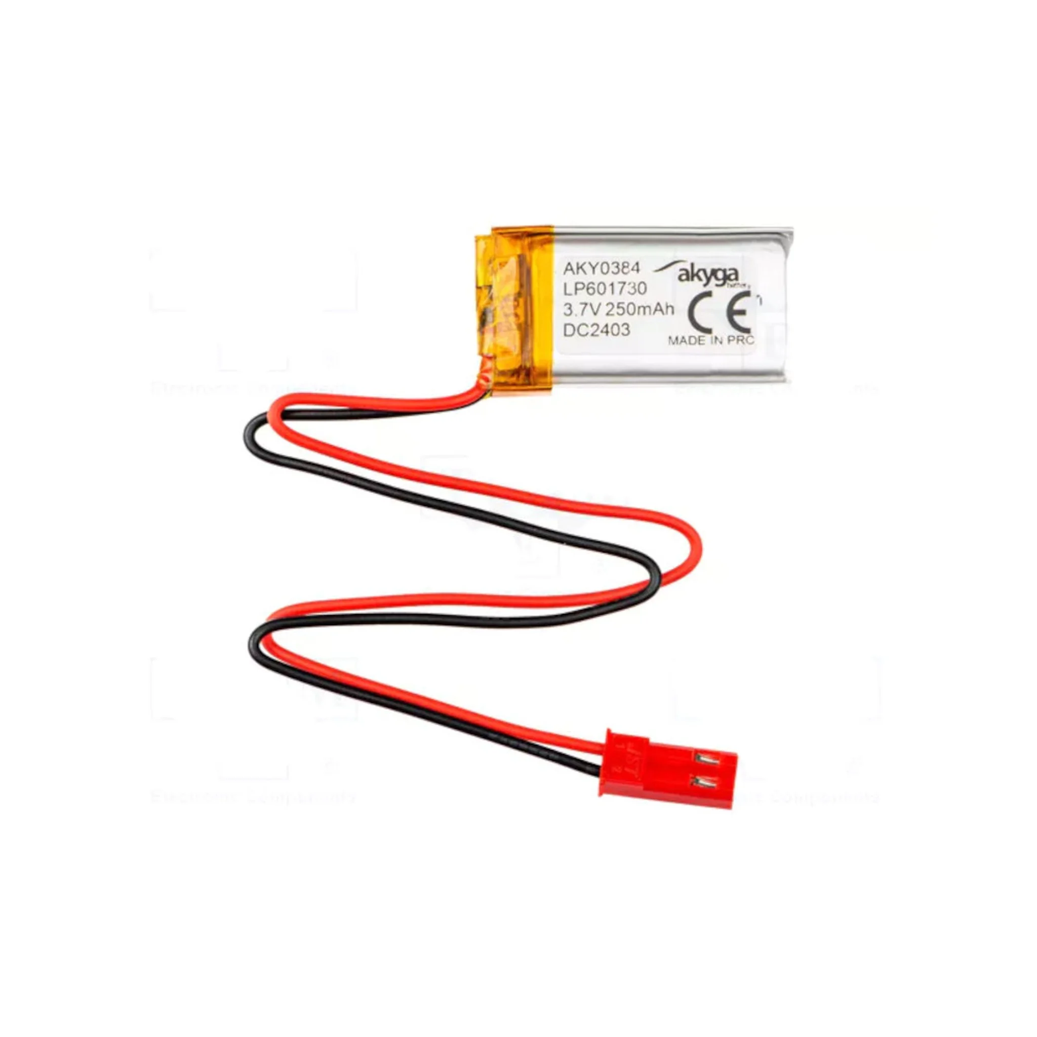 Μπαταρία Li-po 3.7V 250mAh Battery Rechargeable LP601730