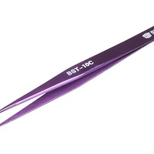 Τσιμπίδα BST-10C, Stainless Steel, ESD, Ίσια